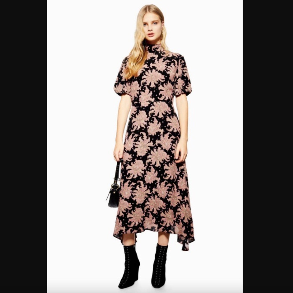 Paisley print maxi dress